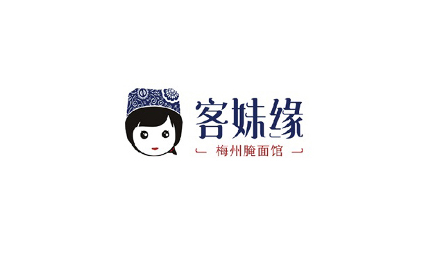 客妹緣餐飲品牌logo-標派微型VI設計-深圳VIS設計-品牌策劃定位升級-VI視覺識別系統-寶安品牌logo商標設計-福永logo設計公司