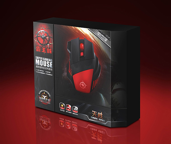 霸王蛛數(shù)碼電競(jìng)產(chǎn)品包裝設(shè)計(jì)