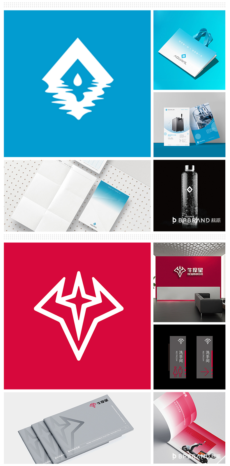 凈水器，水，摩托車微型VI設計